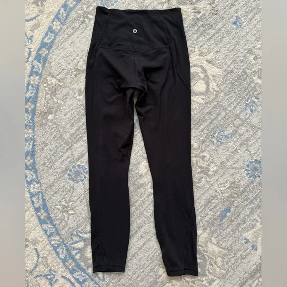 Lululemon Align Ribbed Panel High-Rise Tight 25" Black - Picture 5 of 12